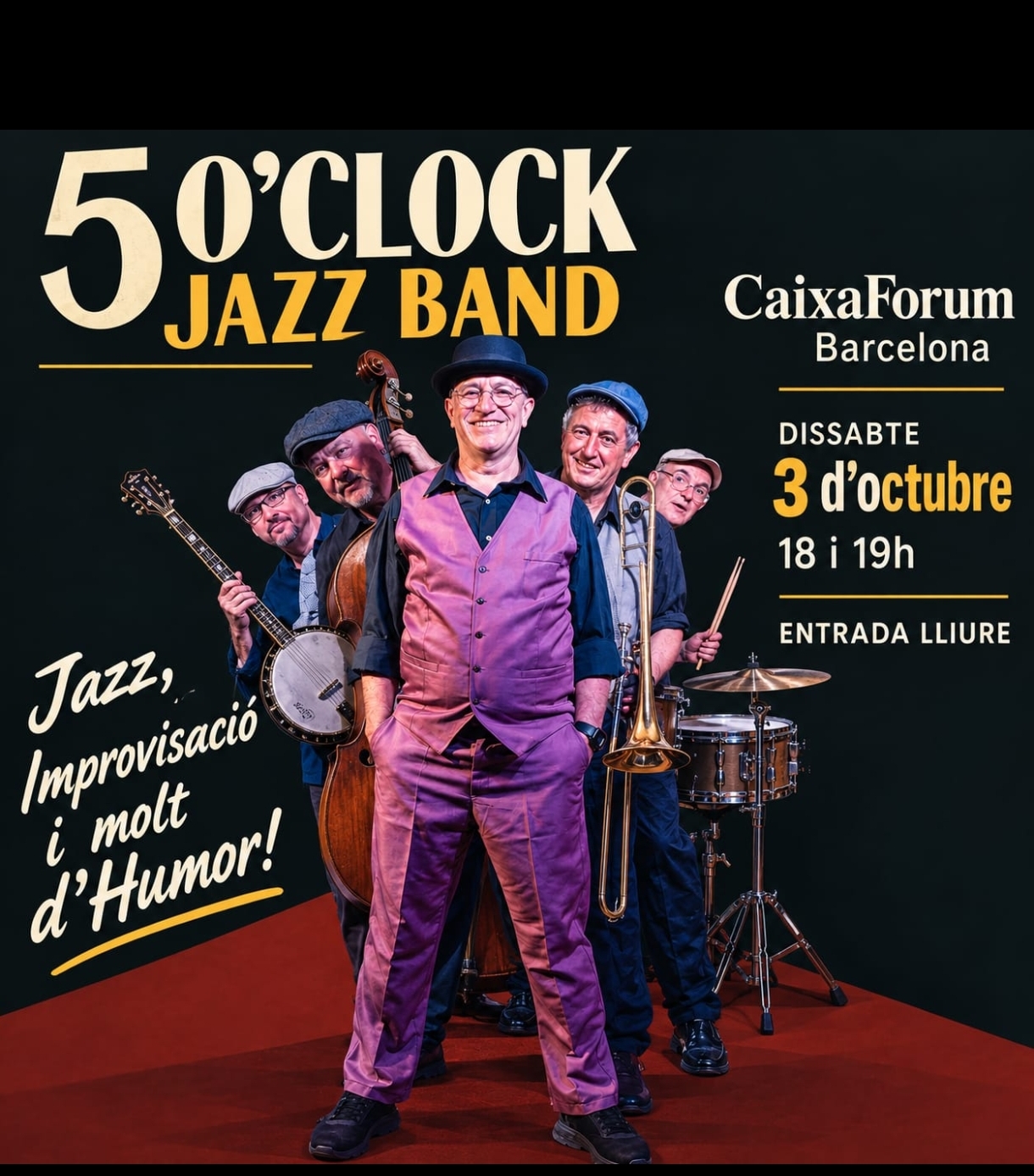 Cartel CaixaForum Barcelona 3 d'octubre